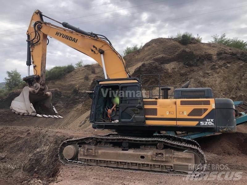 Hyundai HX520L Pelle sur chenilles