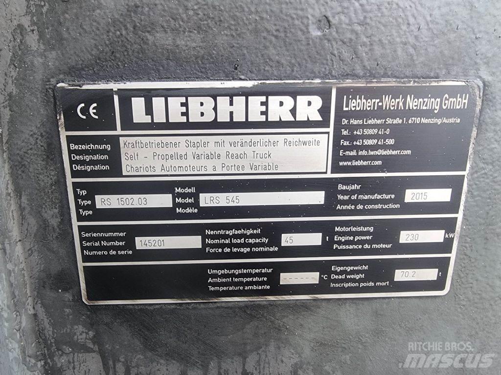 Liebherr LRS 545 Reachstackers