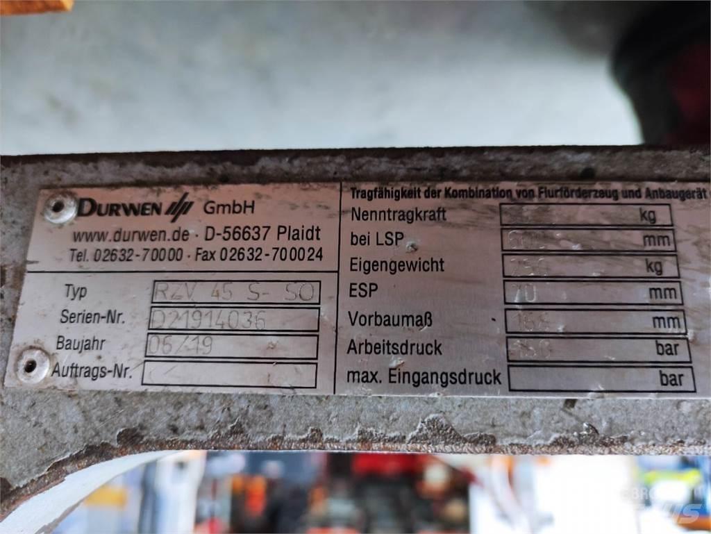 Durwen RZV45S-S0 Manutention - Autres