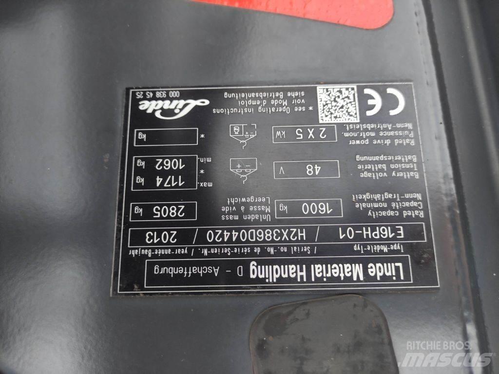 Linde E16PH-01-386 Chariots élévateurs électriques