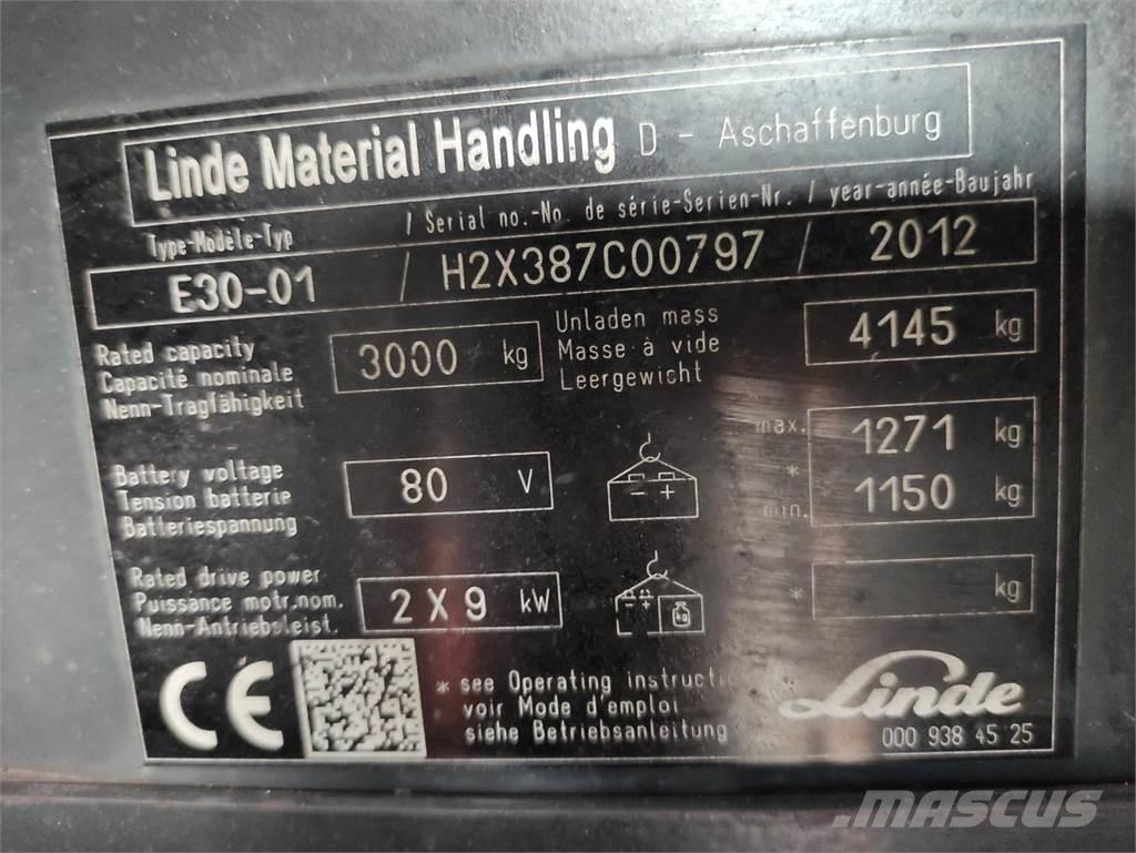 Linde E30-01-387 Chariots élévateurs électriques