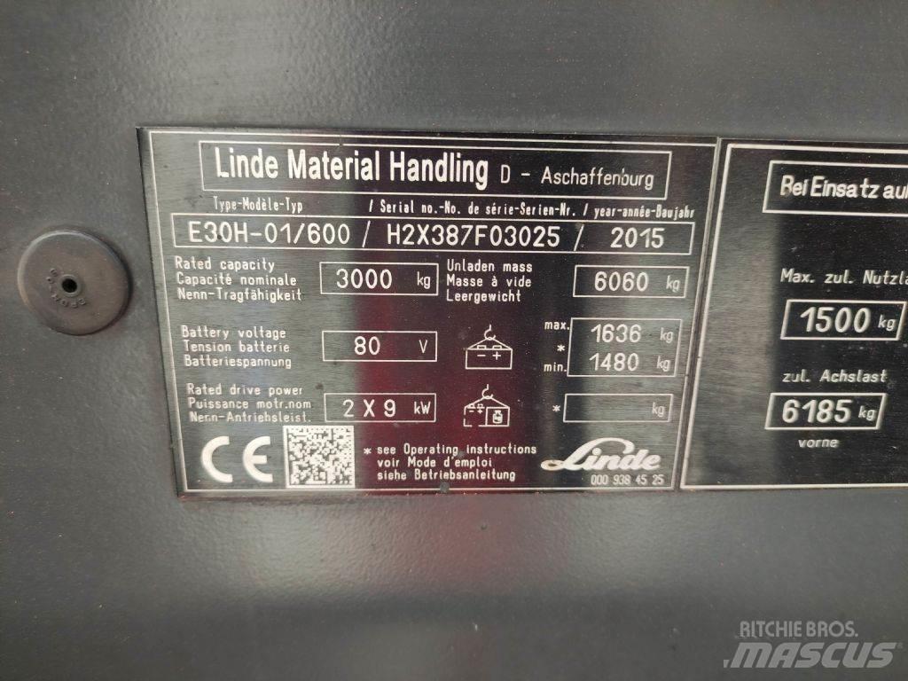 Linde E30H-01-600-387 Chariots élévateurs électriques