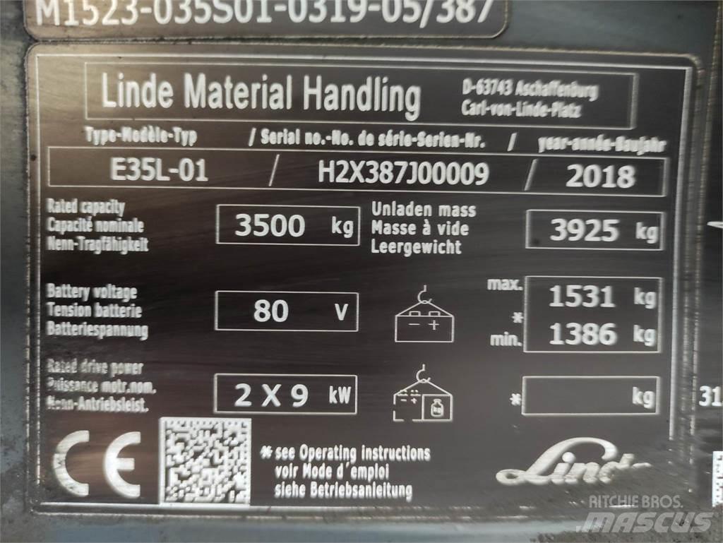 Linde E35L-01-387 Chariots élévateurs électriques
