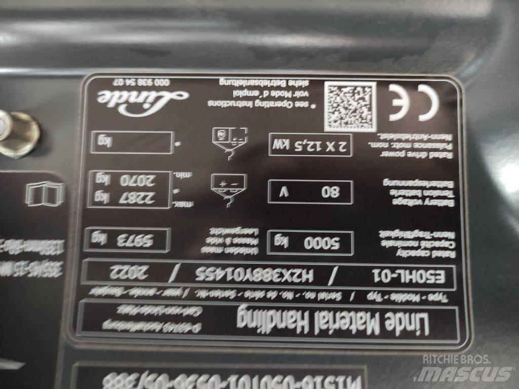 Linde E50HL-01-388 Chariots élévateurs électriques