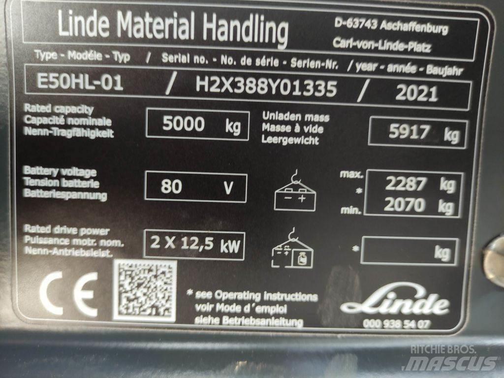 Linde E50HL-01-388 Chariots élévateurs électriques