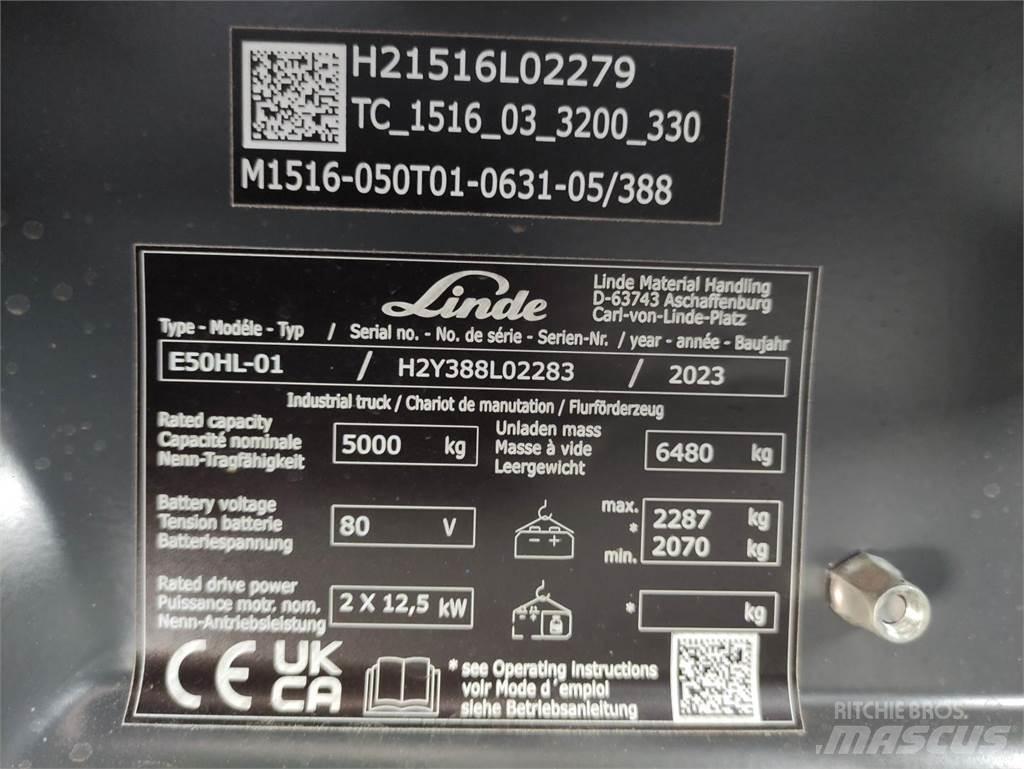 Linde E50HL-388 Chariots élévateurs électriques