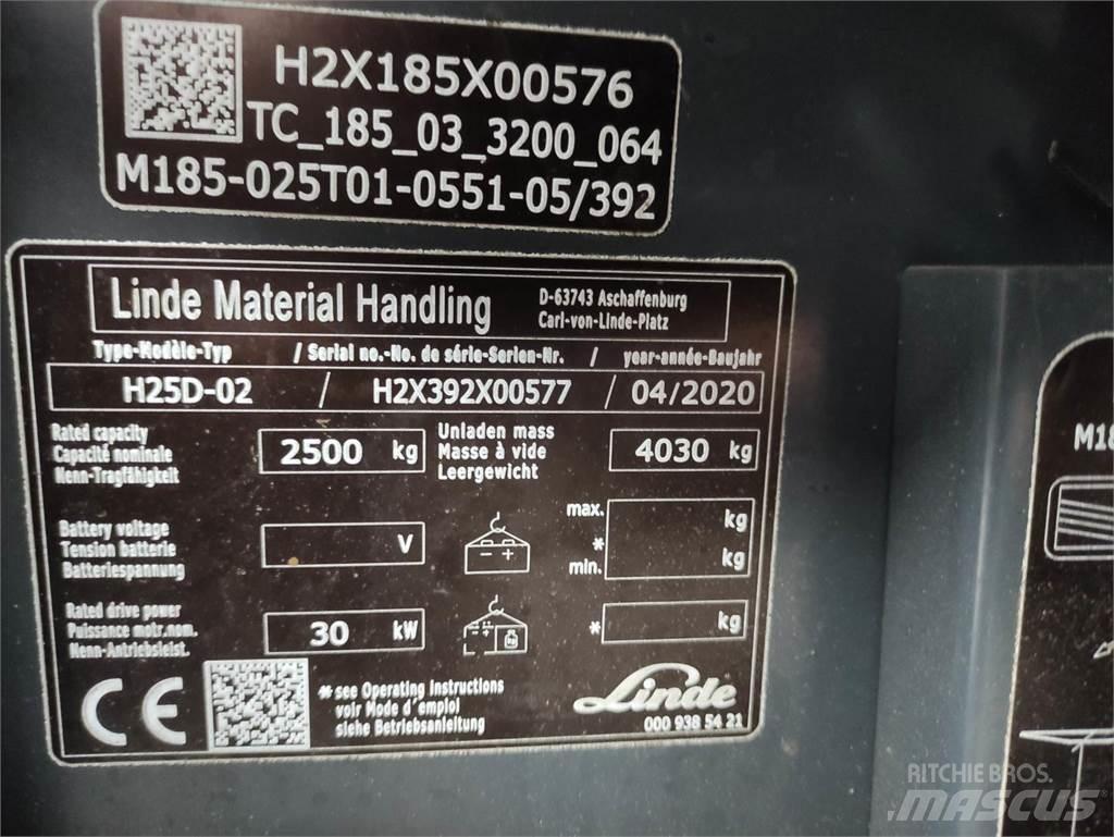 Linde H25D-02-392 EVO Chariots diesel