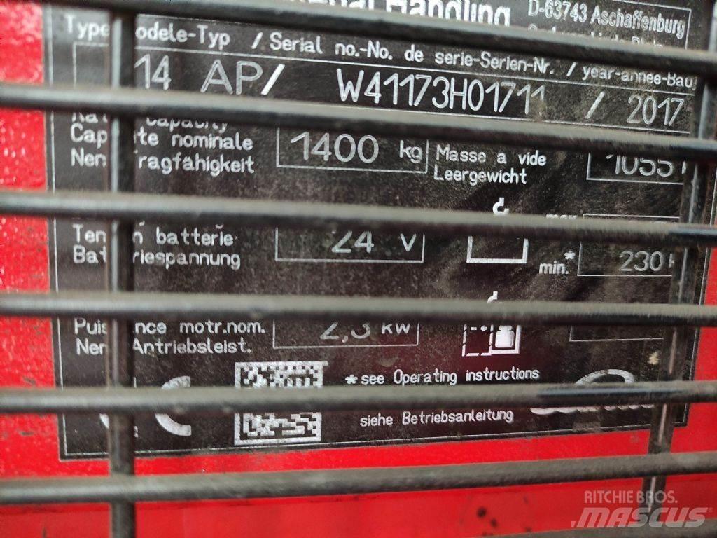 Linde L14APi Gerbeur accompagnant