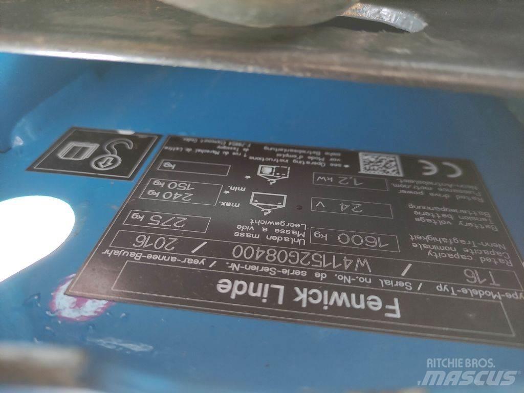 Linde T16 Transpalette accompagnant