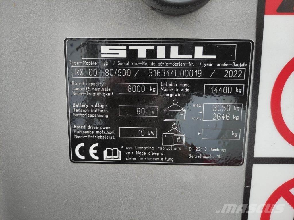 Still RX60-80/900 Chariots élévateurs électriques