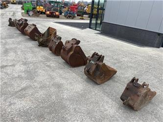  Various crane buckets For sale in package of 9 or 