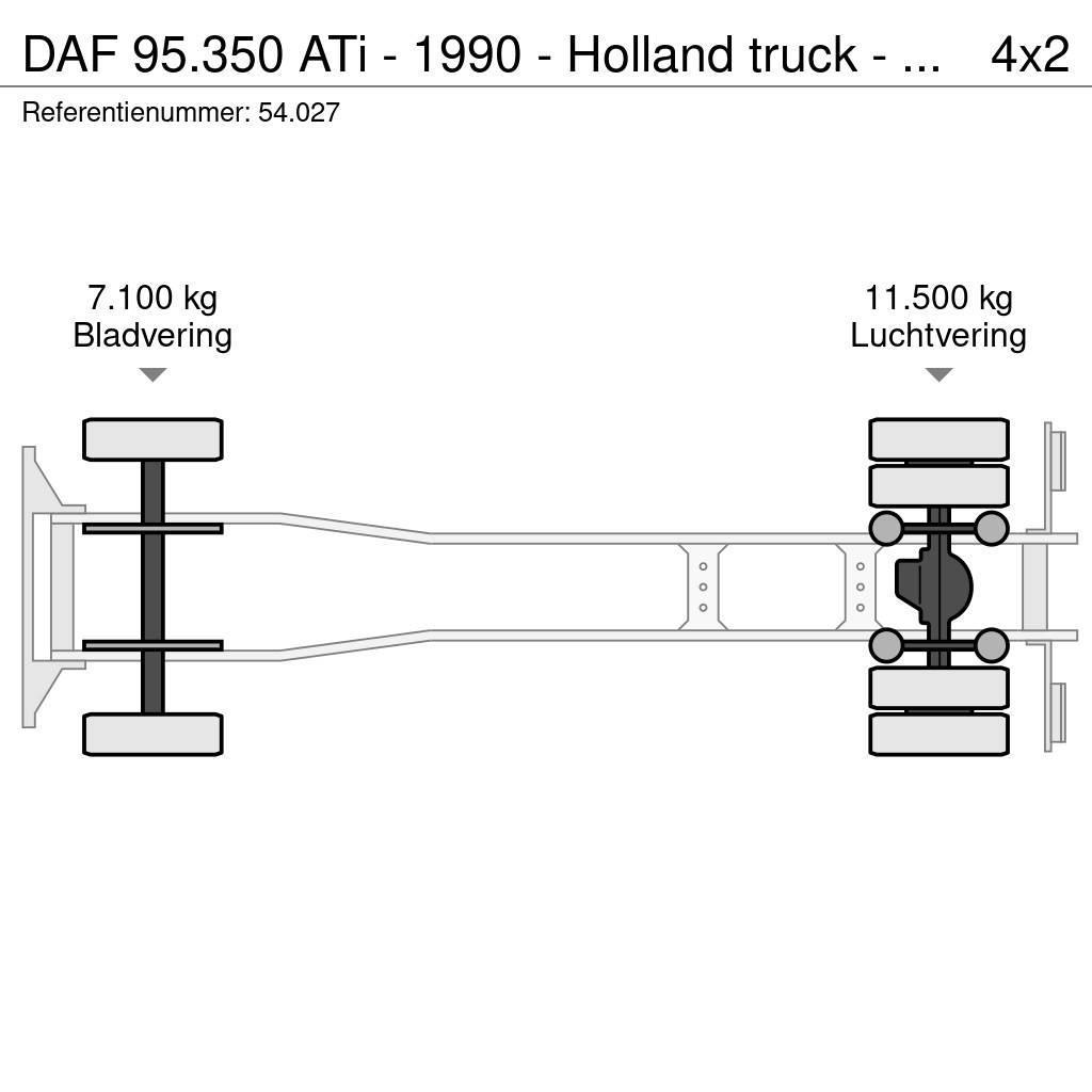 DAF 95.350 ATi - 1990 - Holland truck - Manual injecto Camion Fourgon