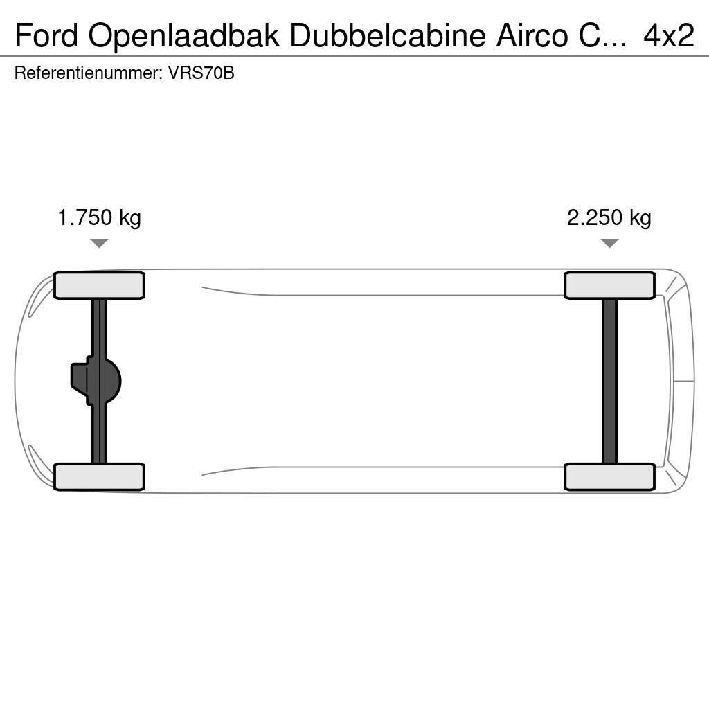 Ford Openlaadbak Dubbelcabine Airco Cruisecontrol Nieuw Utilitaire benne