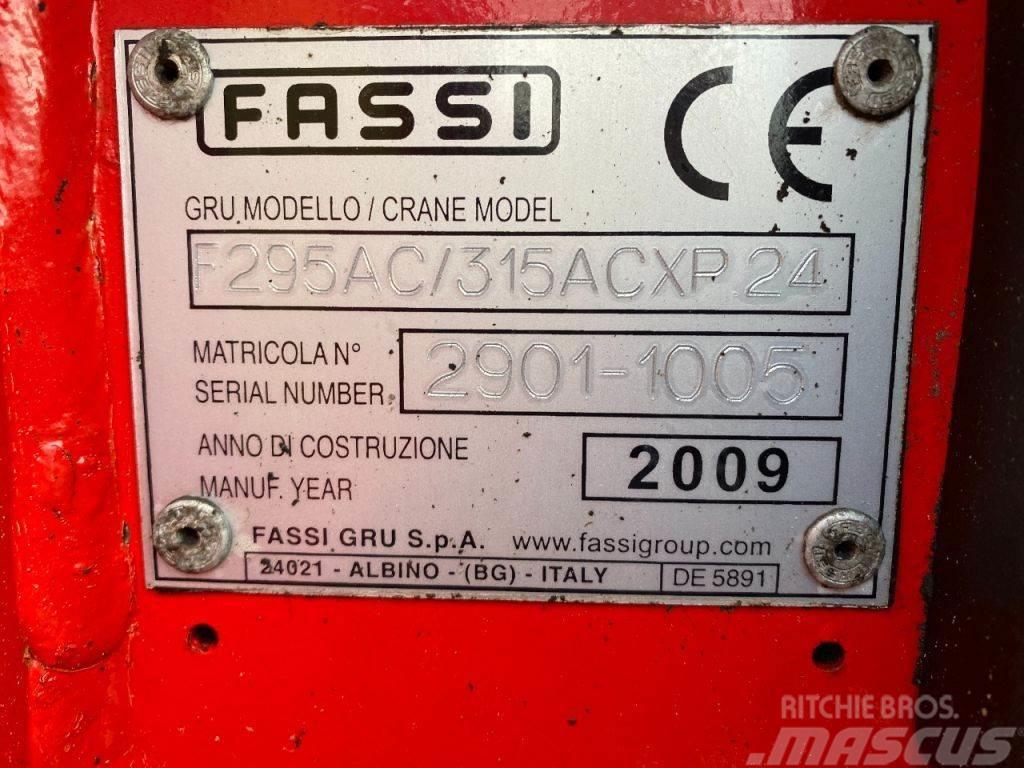 Fassi F315 A.24 + REMOTE + 4X OUTRIGGER F315ACXP.24 Grue auxiliaire