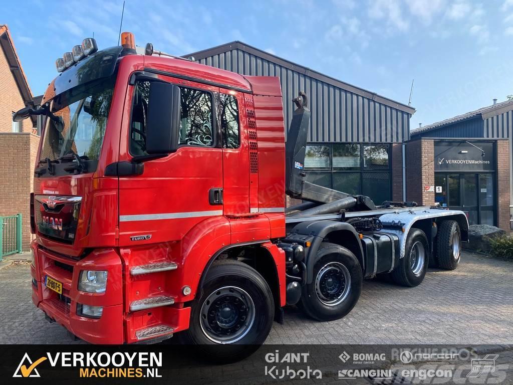 MAN TGS 43.440 8x4 Euro6 VDL-S 30T-6300 Haakarm Camion porte container