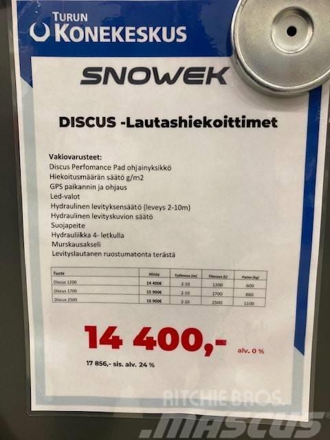 Snowek Discus 1200 Lautashiekoitin 2-10m Sableuse et saleuse