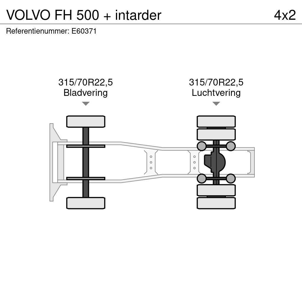 Volvo FH 500 + intarder Tracteur routier