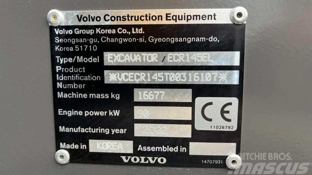 Volvo ECR145EL Pelle sur chenilles