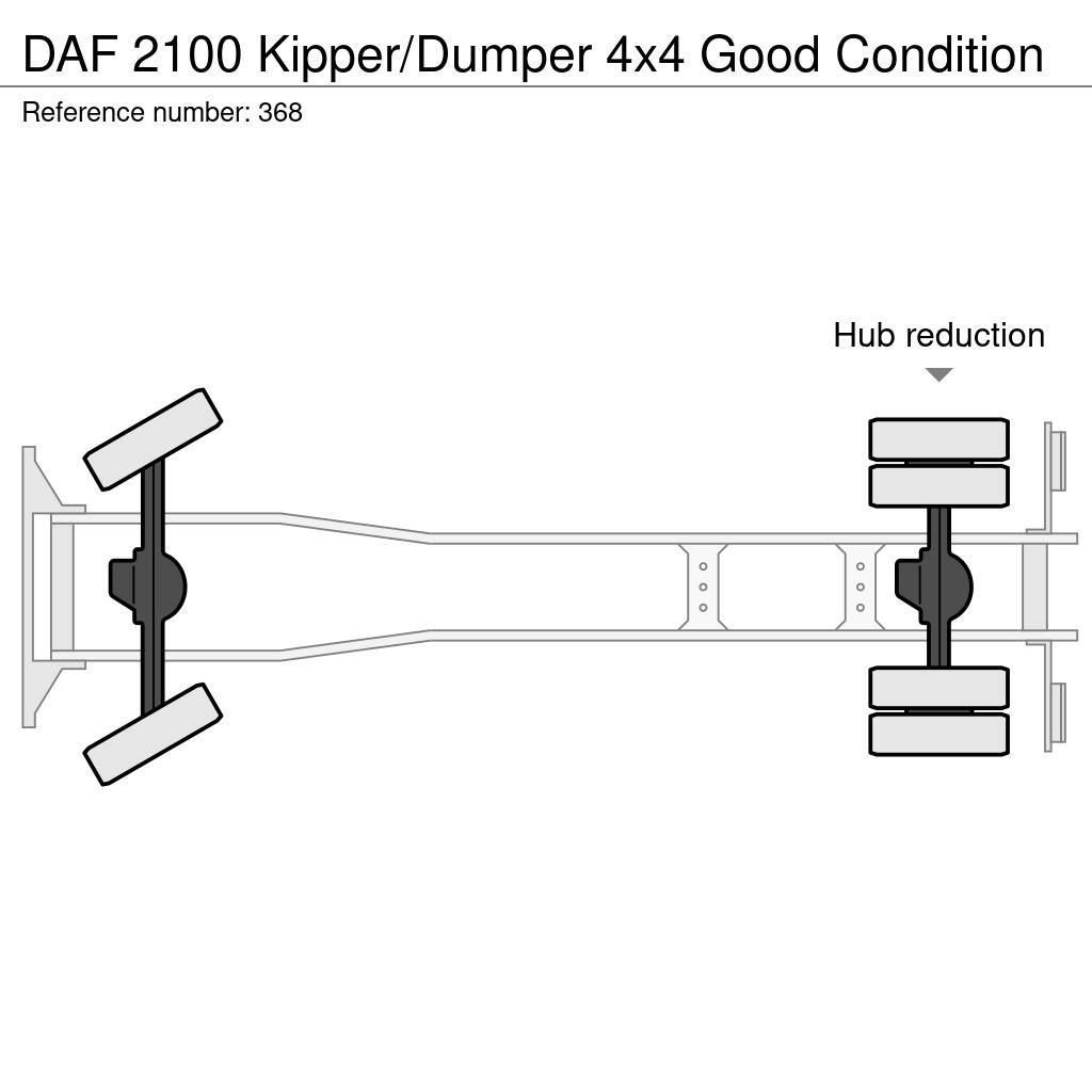 DAF 2100 Kipper/Dumper 4x4 Good Condition Camion benne
