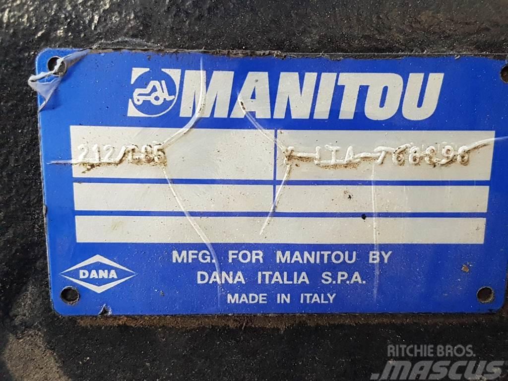 Manitou MLT1040-Spicer Dana 212/C85-Axle/Achse/As Essieux