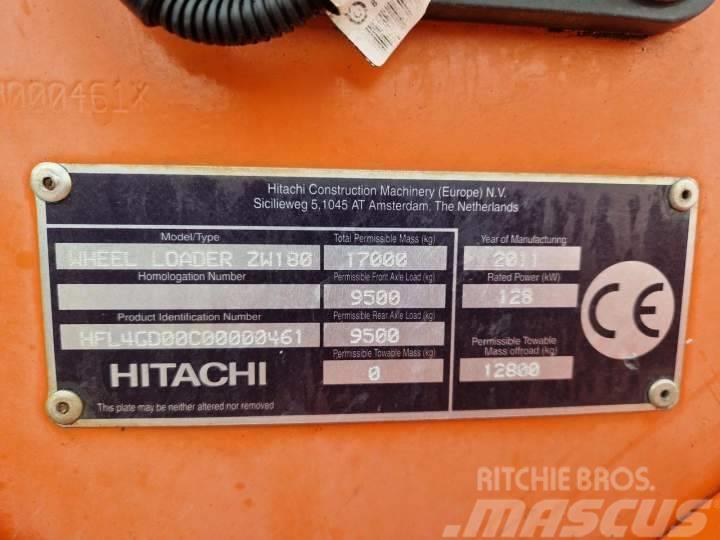 Hitachi ZW 180 Chargeuse sur pneus