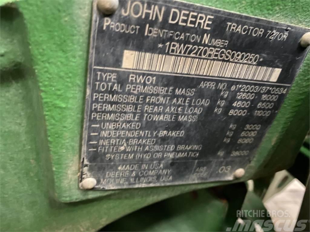 John Deere 7270R Tracteur