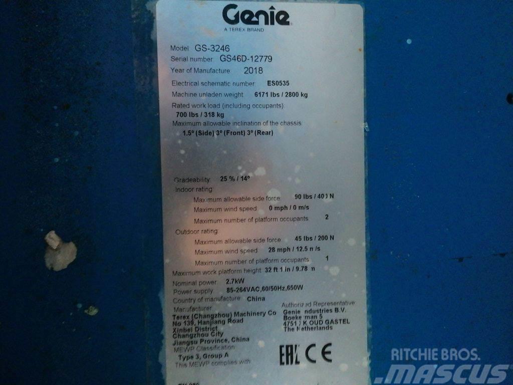 Genie GS-3246 Nacelle ciseaux