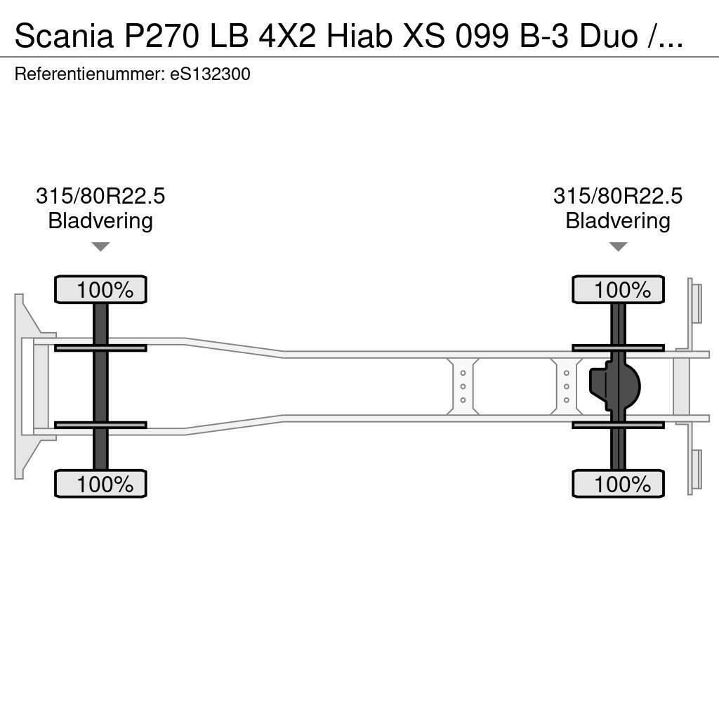 Scania P270 LB 4X2 Hiab XS 099 B-3 Duo / NEW/UNUSED Grues tout terrain