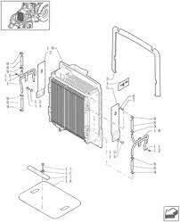 New Holland - Furtun radiator - 84329358 Radiateurs