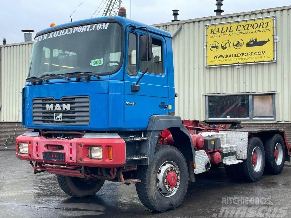 MAN 33.414 Heavy Duty Chassis 6x6 Full Spring Suspensi Châssis cabine