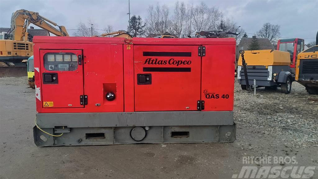Atlas Copco QAS 40 30 50 60 INGERSOLL RAND 40 DOSSAN Générateurs diesel