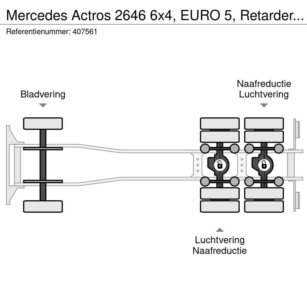 Mercedes-Benz Actros 2646 6x4, EURO 5, Retarder, Multilift Camion ampliroll