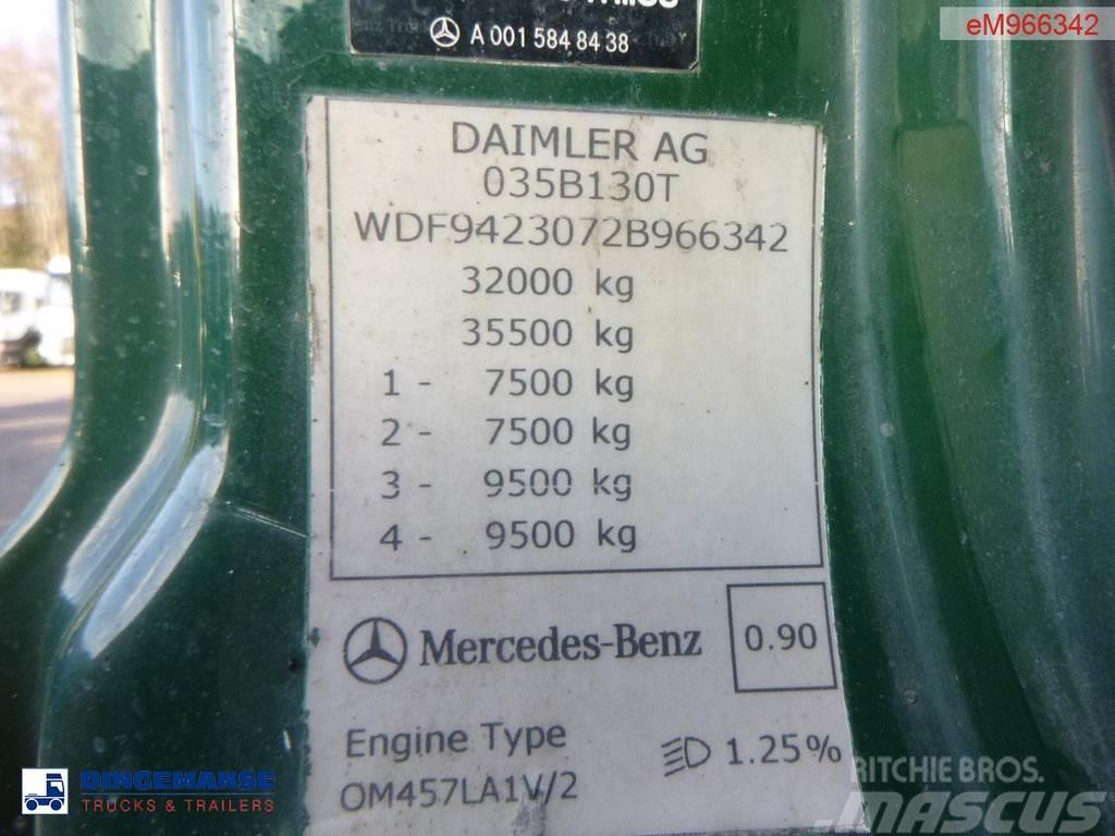 Mercedes-Benz Axor 3236 8x4 RHD tipper + Hiab 1283 DK-2 Duo Camion benne