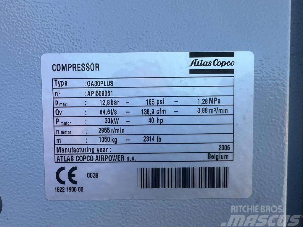 Atlas Copco Compressor, Kompressor GA 30+ FF Compresseur