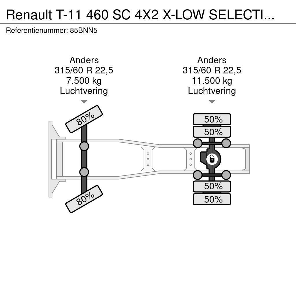 Renault T-11 460 SC 4X2 X-LOW SELECTION, HEFSCHOTEL, HYDRA Tracteur routier