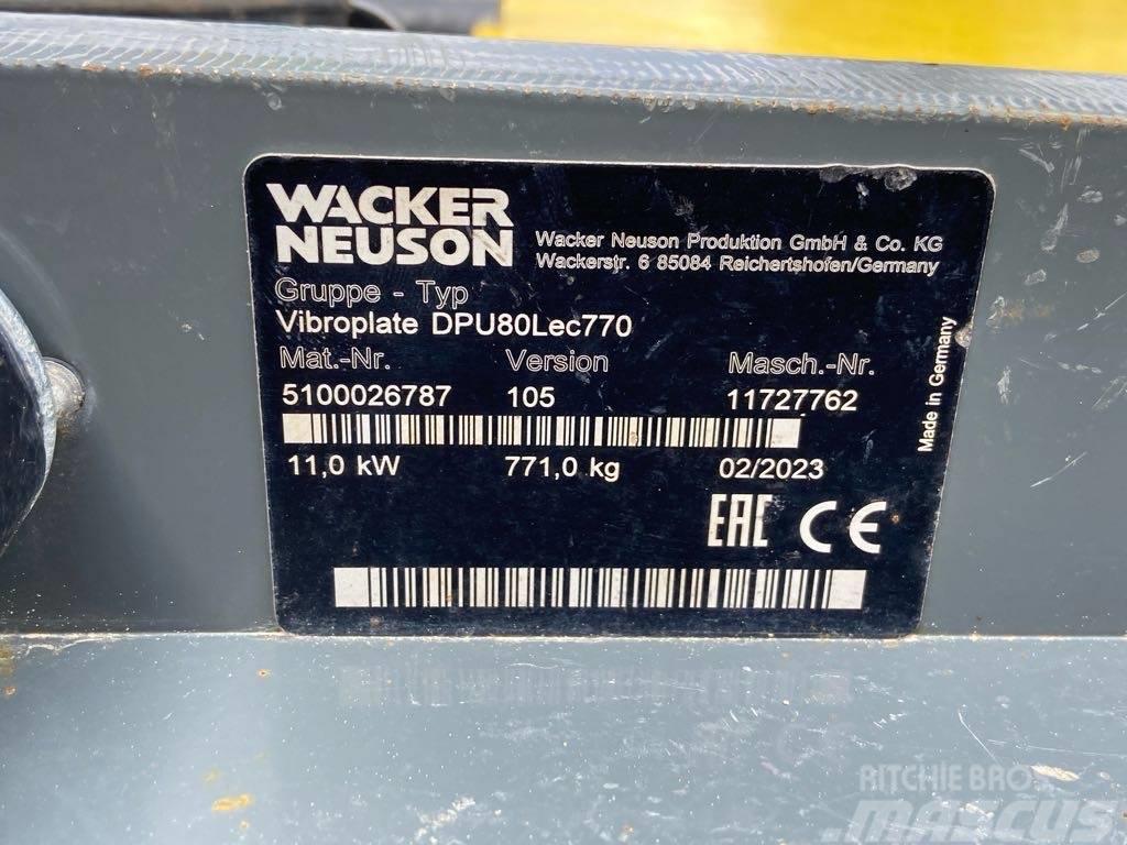 Wacker Neuson DPU80Lec770 Plaque vibrante