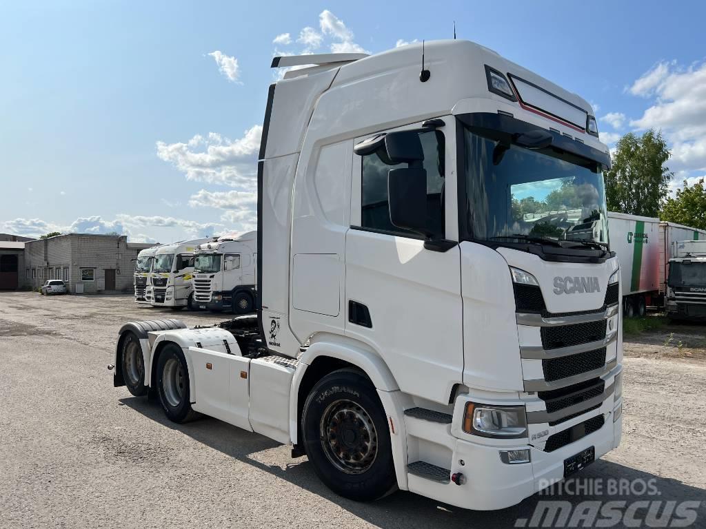 Scania R500A6X2NB full air, RETARDER,9T front axle!! Tracteur routier