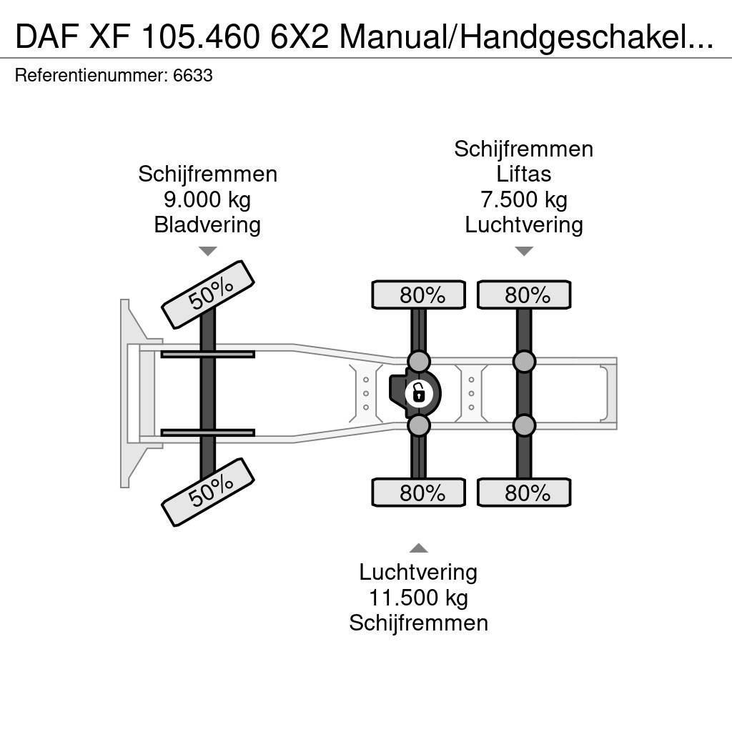 DAF XF 105.460 6X2 Manual/Handgeschakeld 25 ton NCH Sy Tracteur routier