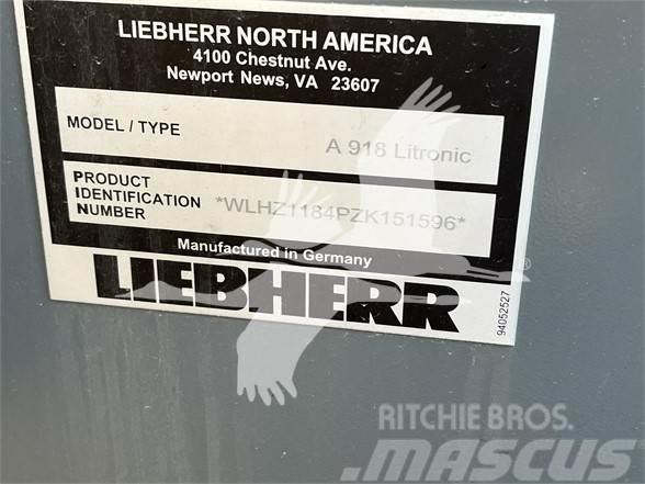 Liebherr A918 COMPACT LITRONIC Pelle sur pneus