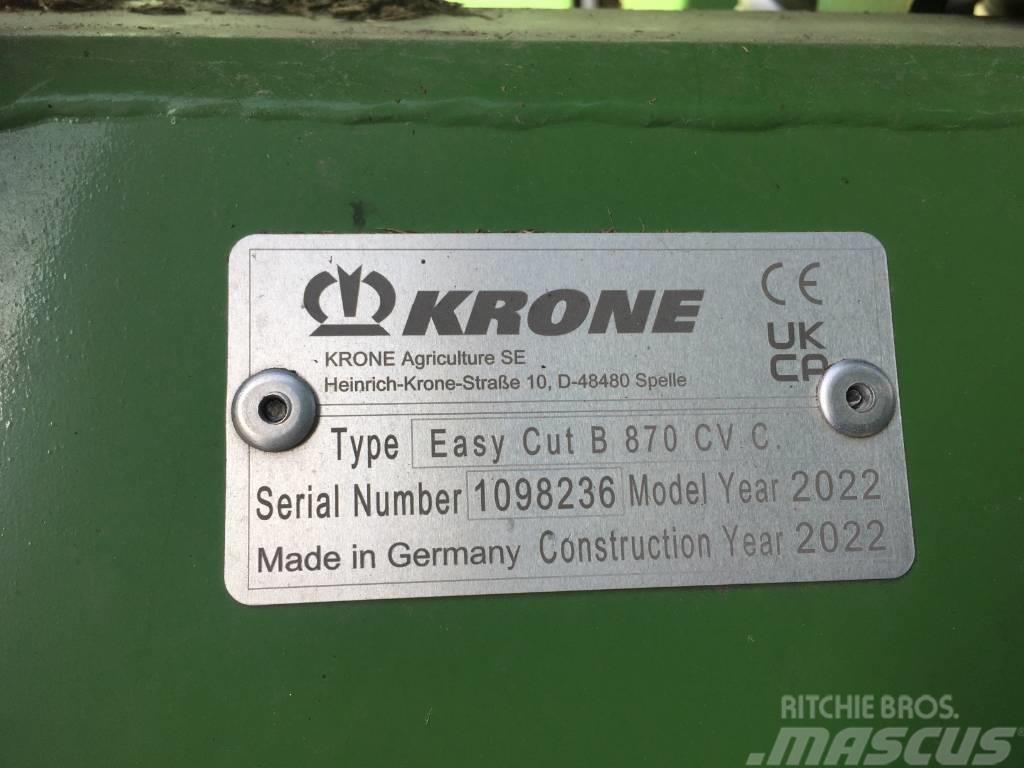 Krone Easy Cut B 870CV C Faucheuse