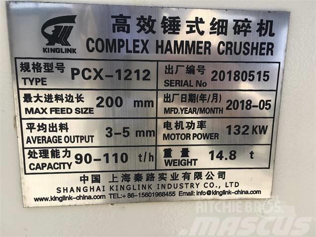 Kinglink PCX1212 Complex Hammer Crusher Concasseur