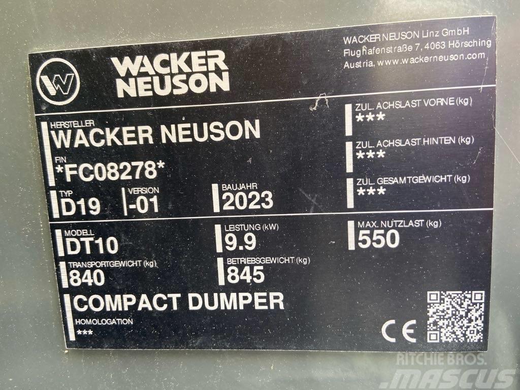 Wacker Neuson DT10 Tombereau sur chenilles