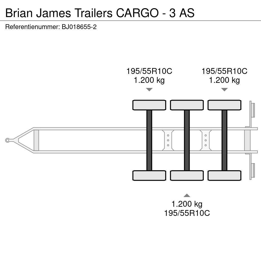 Brian James Trailers CARGO - 3 AS Remorque porte engin