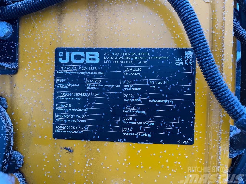 JCB 417 HT Pyöräkuormaaja Chargeuse sur pneus