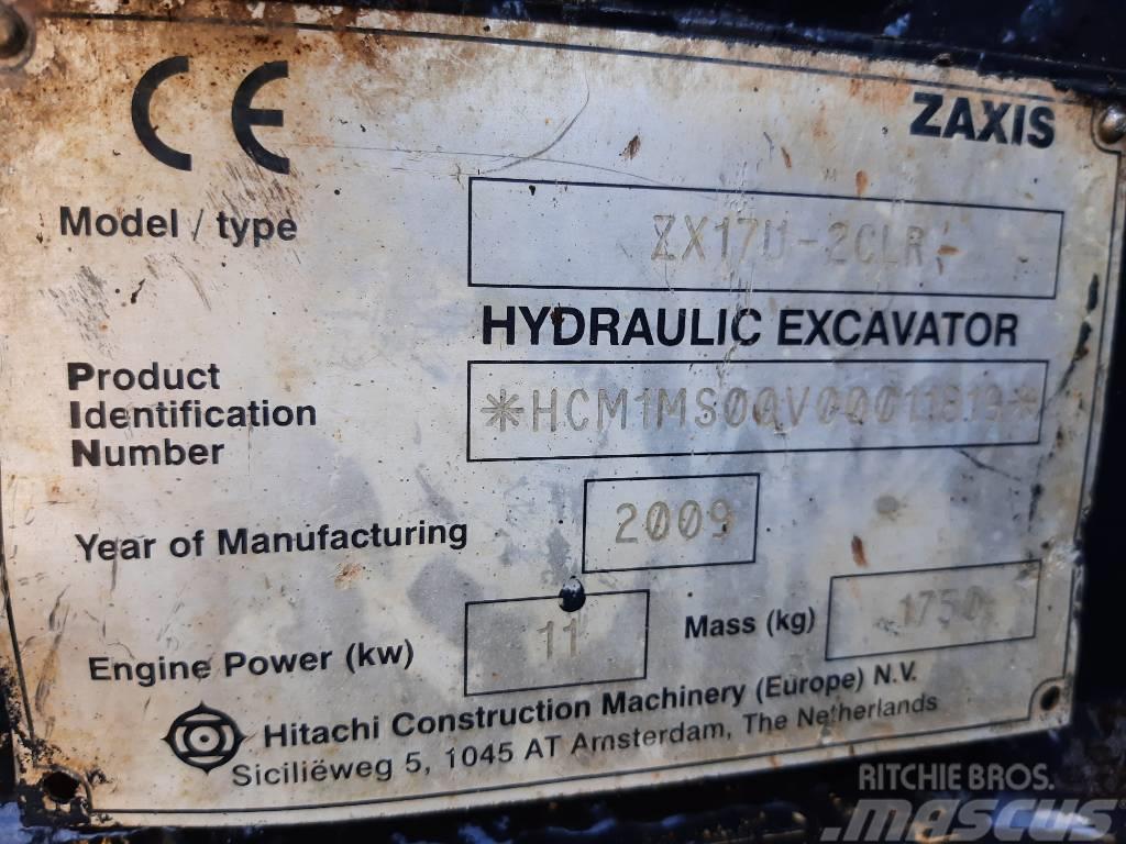 Hitachi ZX17U-2CLR Mini pelle < 7t