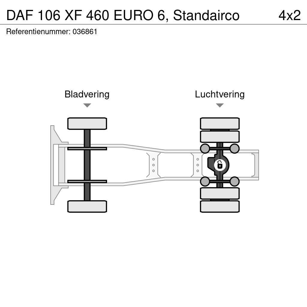 DAF 106 XF 460 EURO 6, Standairco Tracteur routier