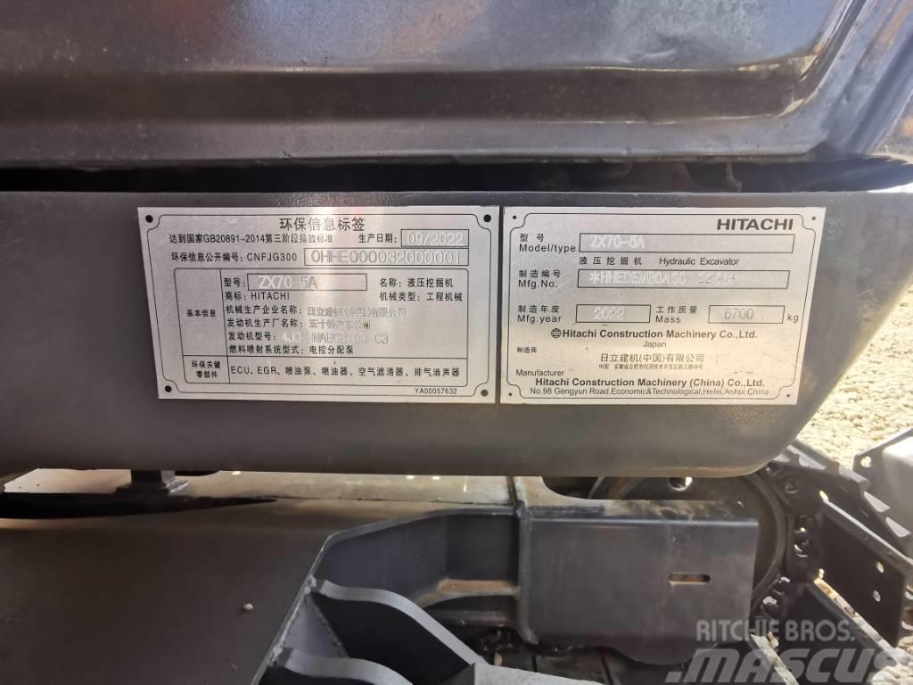 Hitachi ZX 70 Mini pelle < 7t