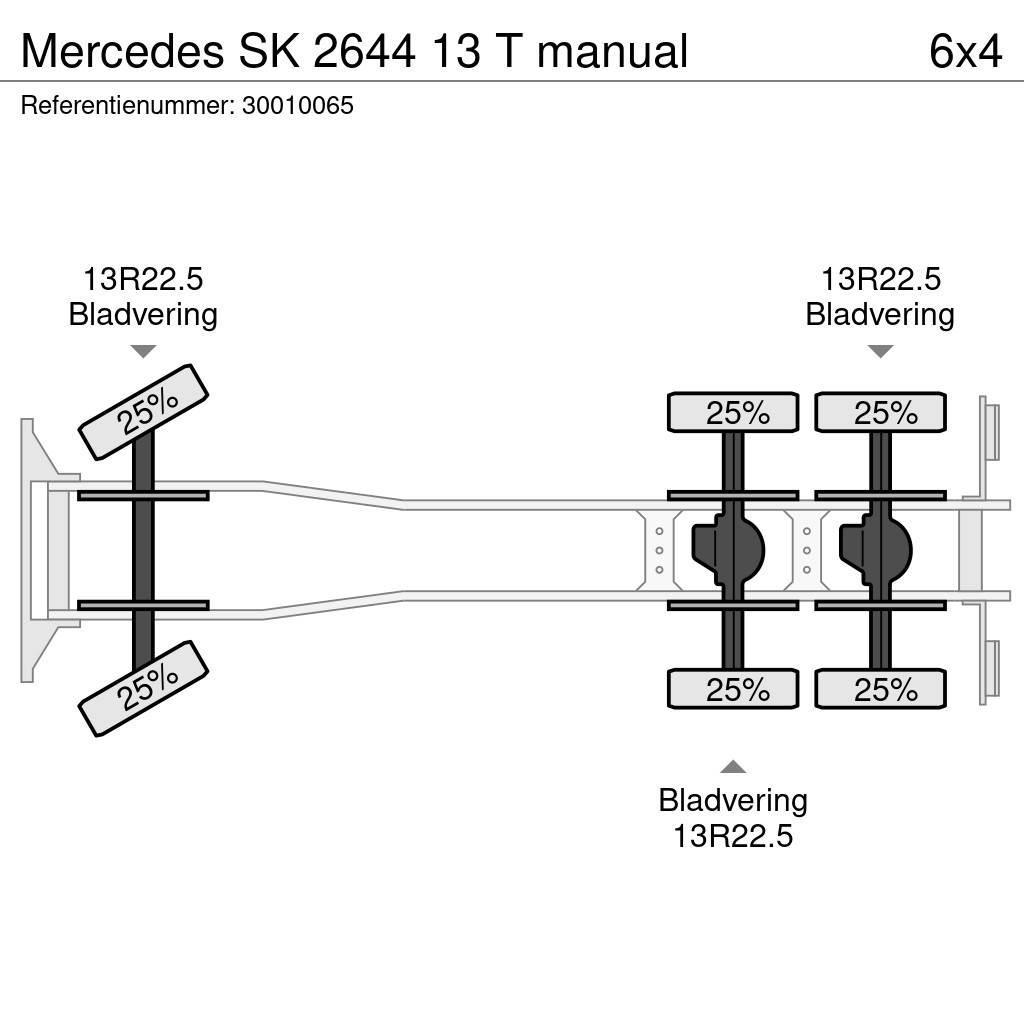 Mercedes-Benz SK 2644 13 T manual Camion benne