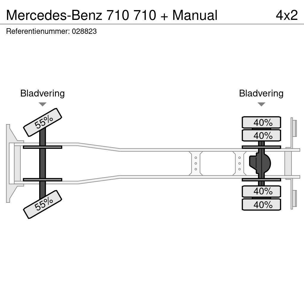 Mercedes-Benz 710 710 + Manual Camion Fourgon