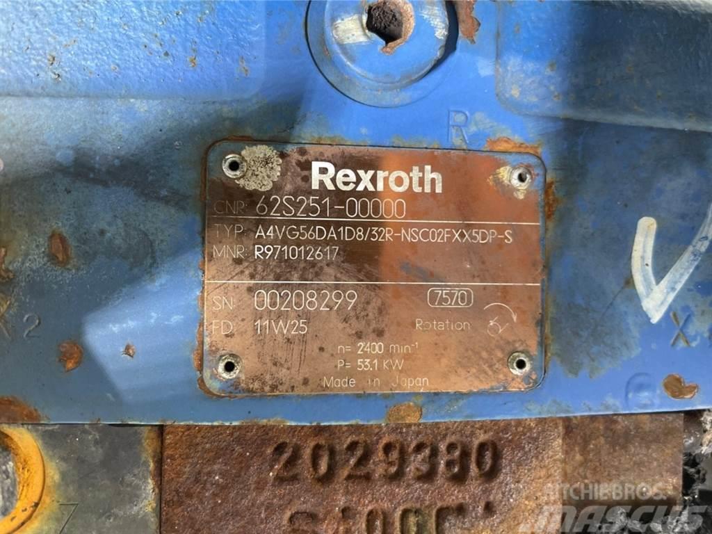 Hitachi ZW95LSD-Rexroth A4VG56DA1D8/32R-Drive pump/Rijpomp Hydraulique